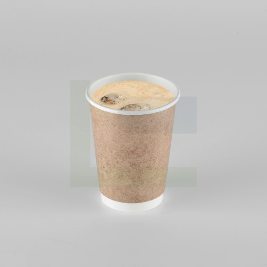 Paper Cup 12oz Double Wall (Kraft No Name) 