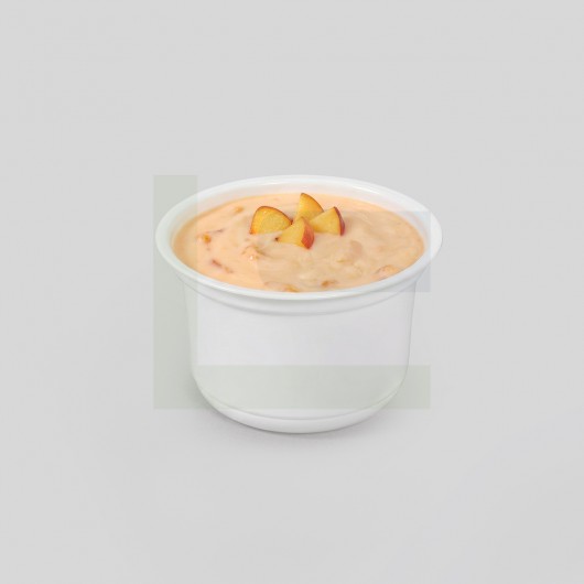 Yoghurt Bowl PP White L.95/208 Plastic Products Yoghurt Bowl PP White L.95/208 Plastic Products